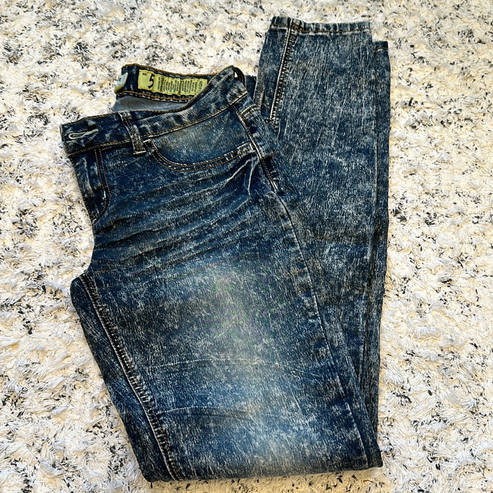 Like new skinny jeans!  Stretch super comfortable!